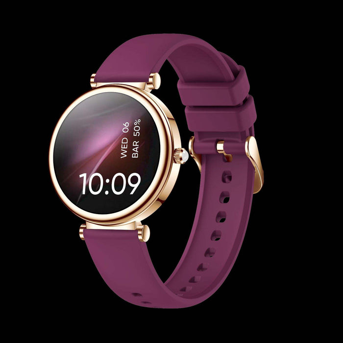 Women’s Smart Sports Watch – Wireless Charging & Call Reminder with Stainless Steel Band - Samanta Factory