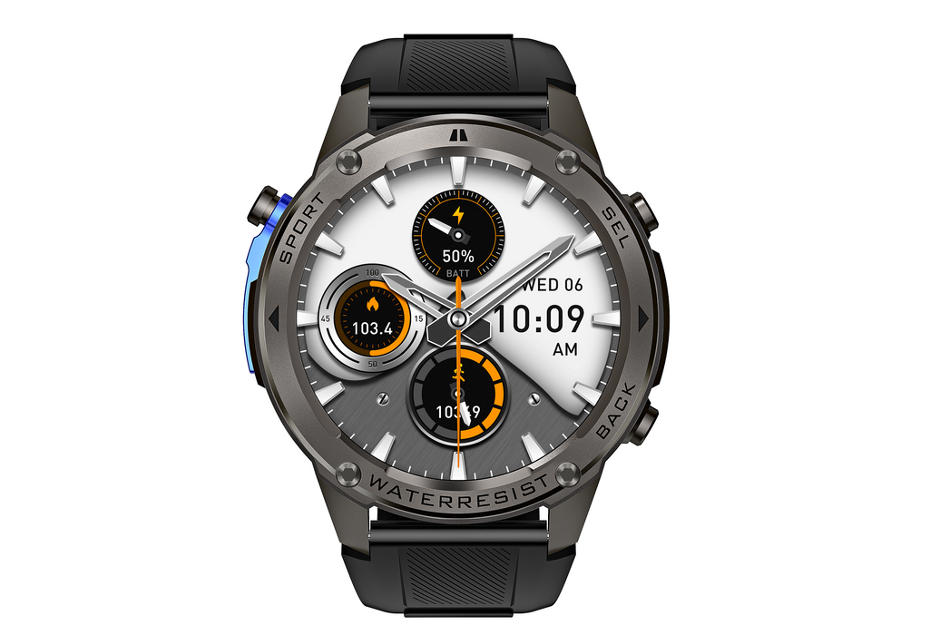 Outdoor Smart Watch – GPS, Voice Call & 5ATM Waterproof - Samanta Factory