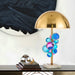 Art Deco Mushroom Lamp – Colourful Glass Globe Design for Table & Floor Lighting - Samanta Factory