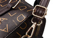 Women’s PU Leather Tote Handbag – Large Capacity Letter Design Tassel Shoulder Bag SF
