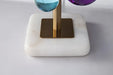 Art Deco Mushroom Lamp – Colourful Glass Globe Design for Table & Floor Lighting - Samanta Factory
