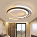 Modern Black LED Ceiling Light – Metal & Acrylic Surface-Mounted Fixture - Samanta Factory