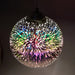 3D Mirror Glass Pendant Light – Modern Colourful E27 Hanging Lamp for Kitchen & Dining Room SF