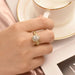 Pear Cut Bridal Ring Set – Sterling Silver With Halo Zircon Shine SF