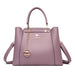 Women’s Shoulder Bag – Soft Leather Tote with Tassel Pendant - Samanta Factory
