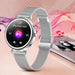 Women’s Smart Sports Watch – Wireless Charging & Call Reminder with Stainless Steel Band - Samanta Factory