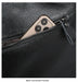 Genuine Leather Shoulder Bag – Soft, Versatile Hobo with Ruched Design - Samanta Factory