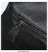 Genuine Leather Shoulder Bag – Soft, Versatile Hobo with Ruched Design - Samanta Factory