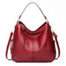 Luxury Faux Leather Hobo Handbag – Large Designer Women’s Tote Shoulder & Crossbody Bag SF