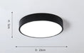 New Design LED Ceiling Light – Modern Corridor, Art Gallery & Balcony Lamp in White & Black - Samanta Factory