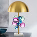 Art Deco Mushroom Lamp – Colourful Glass Globe Design for Table & Floor Lighting - Samanta Factory
