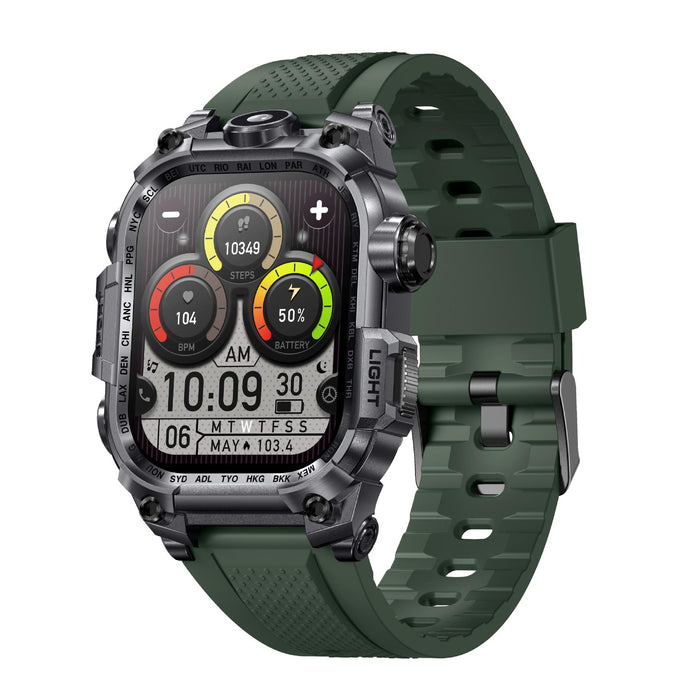 Sports Smart Watch – 2.01" HD Analog Display with Heart Rate & Blood Pressure Monitoring - Samanta Factory