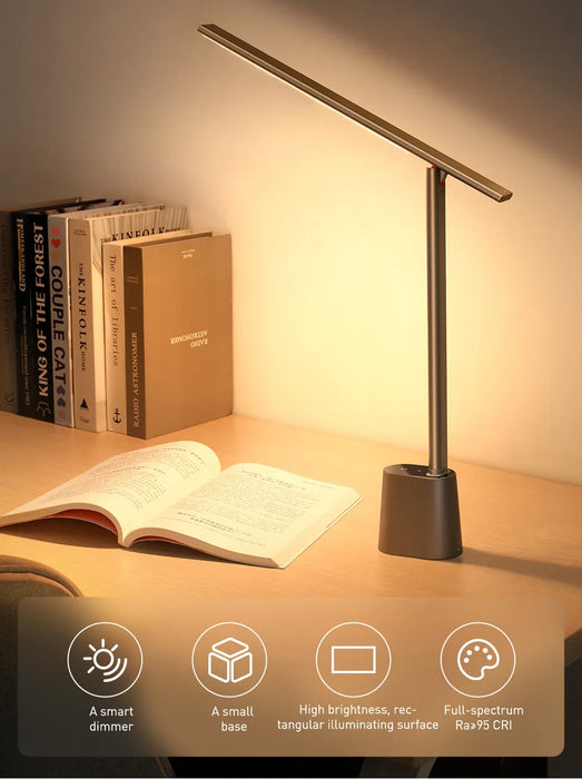 Rechargeable Folding Desk Lamp – Smart Full-Spectrum LED with Auto Dimming - Samanta Factory