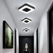 New Design LED Ceiling Light – Modern Corridor, Art Gallery & Balcony Lamp in White & Black - Samanta Factory