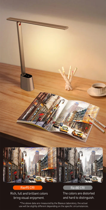Rechargeable Folding Desk Lamp – Smart Full-Spectrum LED with Auto Dimming - Samanta Factory