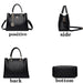 Women’s Shoulder Bag – Soft Leather Tote with Tassel Pendant - Samanta Factory
