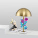 Art Deco Mushroom Lamp – Colourful Glass Globe Design for Table & Floor Lighting - Samanta Factory