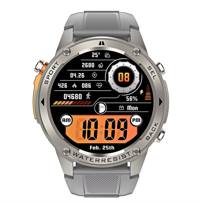Outdoor Smart Watch – GPS, Voice Call & 5ATM Waterproof - Samanta Factory