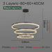Stylish Nordic LED Pendant Light Fixture with Aluminum Frame & Long-Lasting LEDs - Samanta Factory