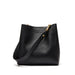 Women’s Genuine Leather Bucket Bag – Soft Cowhide Shoulder Handbag - Samanta Factory