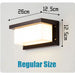 Extra Large LED Outdoor Wall Light – Waterproof IP65 with Radar Motion Sensor, 18W/40W Aluminum Lamp - Samanta Factory