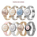 Women’s Smart Sports Watch – Wireless Charging & Call Reminder with Stainless Steel Band - Samanta Factory
