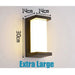 Extra Large LED Outdoor Wall Light – Waterproof IP65 with Radar Motion Sensor, 18W/40W Aluminum Lamp - Samanta Factory
