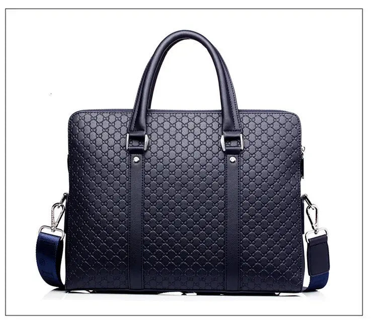 Men’s Laptop Briefcase – Double-Layer Business Shoulder Bag SF