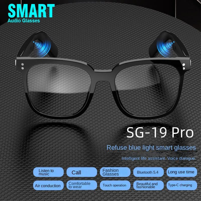 Foldable Smart Glasses – Bluetooth Voice Call & Touch Control - Samanta Factory