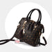 Women’s PU Leather Tote Handbag – Large Capacity Letter Design Tassel Shoulder Bag SF