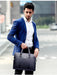 Men’s Laptop Briefcase – Double-Layer Business Shoulder Bag SF