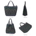 Shimmering PU Fold-Over Shoulder Bag – Futuristic Geometric Design for Women - Samanta Factory