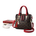 Women’s PU Leather Tote Handbag – Large Capacity Letter Design Tassel Shoulder Bag SF