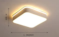 New Design LED Ceiling Light – Modern Corridor, Art Gallery & Balcony Lamp in White & Black - Samanta Factory