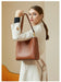 Women’s Genuine Leather Bucket Bag – Soft Cowhide Shoulder Handbag - Samanta Factory