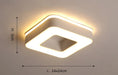 New Design LED Ceiling Light – Modern Corridor, Art Gallery & Balcony Lamp in White & Black - Samanta Factory