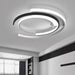 Modern Black LED Ceiling Light – Metal & Acrylic Surface-Mounted Fixture - Samanta Factory