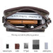Leather Business Shoulder Bag – Soft Men’s Work Messenger Bag SF