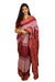Khandua Cotton Saree – Traditional Ikat Weave with Geometric & Cultural Motifs - Samanta Factory