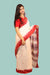 Kotpad Saree – Cream Body with Maroon Aul Dye - Samanta Factory