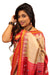 Tussar Silk Saree – Natural Golden Sheen with Tribal Elegance - Samanta Factory