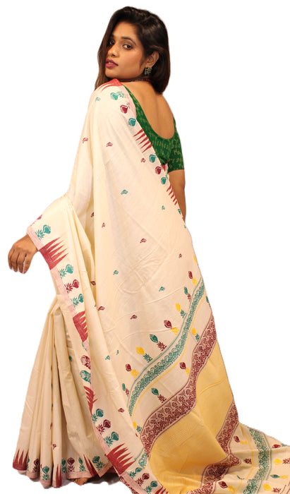 Tussar Silk Saree – Wild Kosa Silk with Natural Golden Sheen & Traditional Handloom Weaves - Samanta Factory