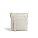 Raven Grey Vegan Crossbody Bag with gold hardware and recycled pink lining