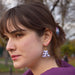 freshwater pearl earrings on gold-plated huggies
