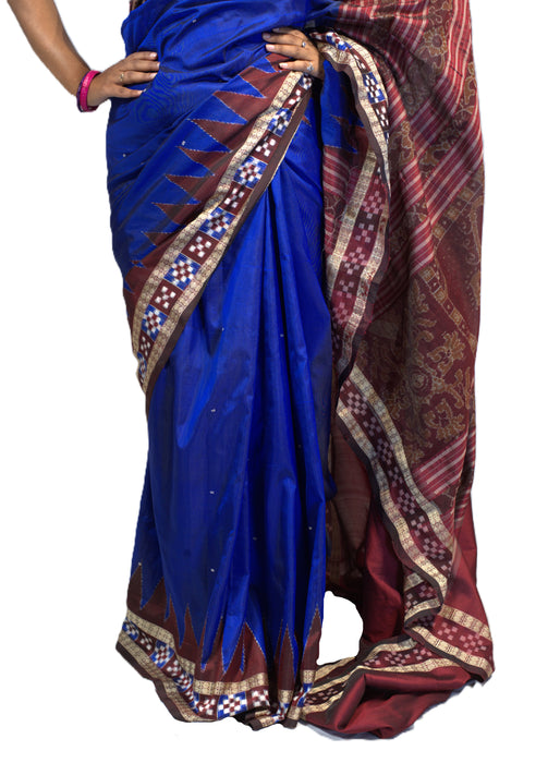 Sambalpuri Saree – Handwoven Ikat with Traditional Odia Motifs - Samanta Factory