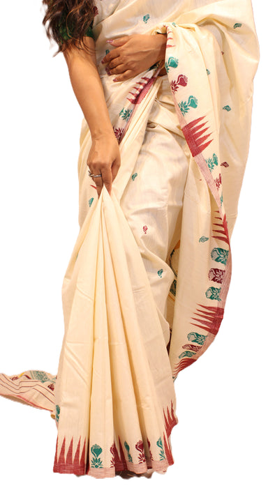 Tussar Silk Saree – Wild Kosa Silk with Natural Golden Sheen & Traditional Handloom Weaves - Samanta Factory