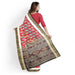 Khandua Silk Saree – Handwoven Ikat with Lotus & Geometric Motifs - Samanta Factory