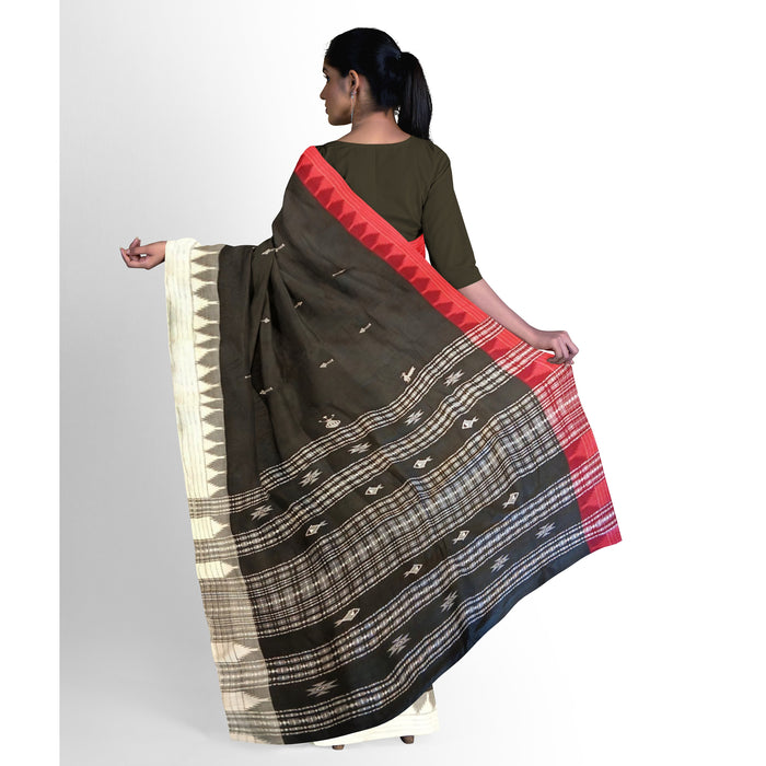 Kotpad Saree – Handwoven Organic Tribal Patterns - Samanta Factory