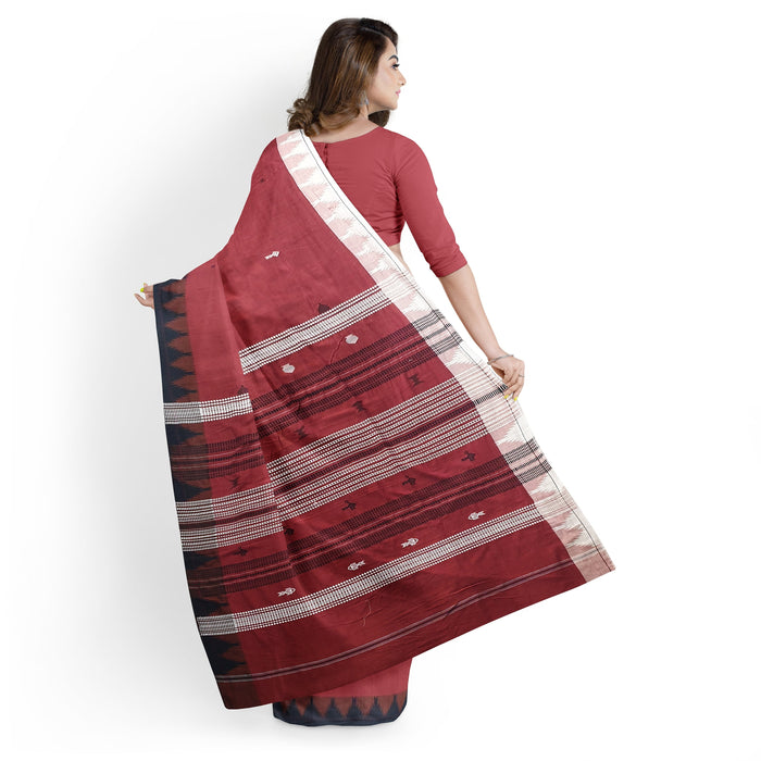 Kotpad Handloom Saree – Eco-Friendly Tribal Motifs in Cotton & Tussar Silk - Samanta Factory