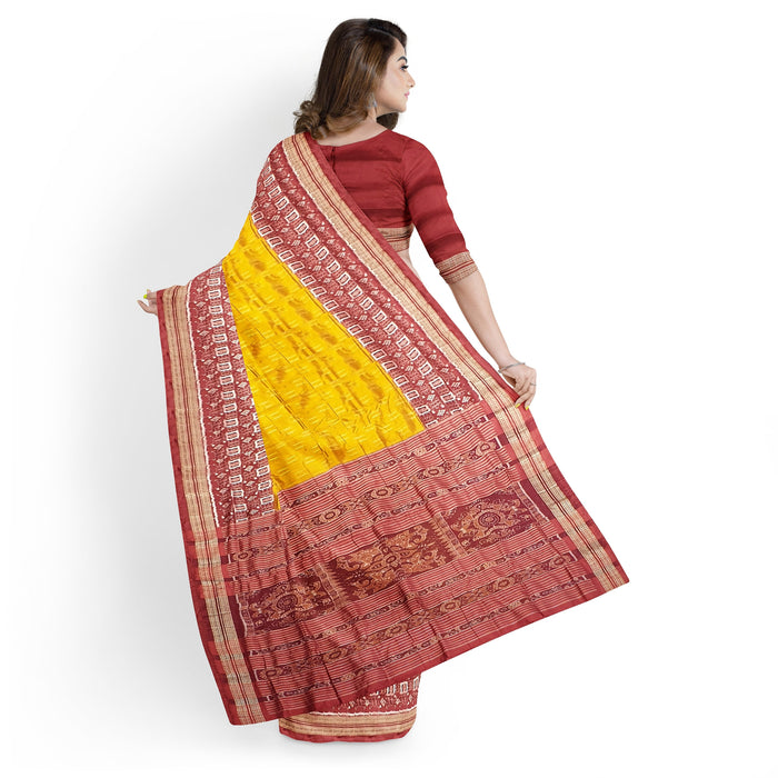 Sambalpuri Saree – Authentic Ikat Weave with GI Certification - Samanta Factory